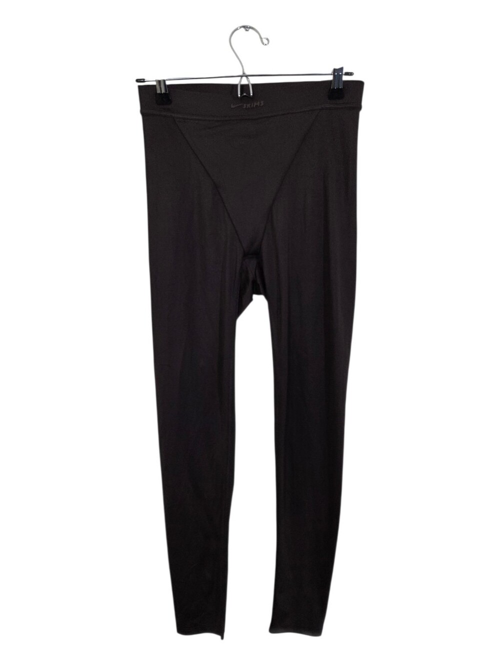 NWT Nike Skims Shine V-Panel Leggings 26 In Phoenix Brown Athletic Medium